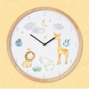 Little Moments Safari Clock 30cm
