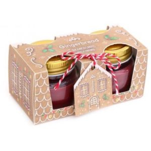 gingerbread house candle pots