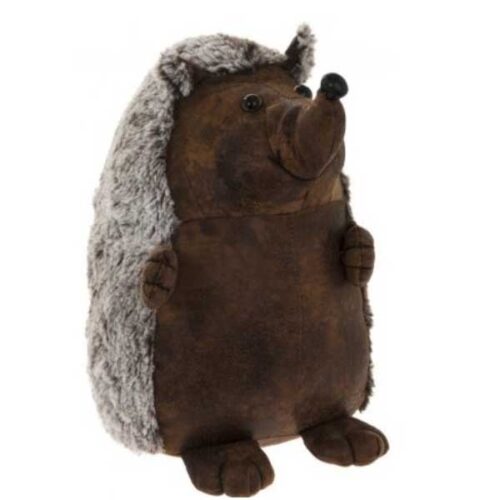 hedgehog doorstop sitting