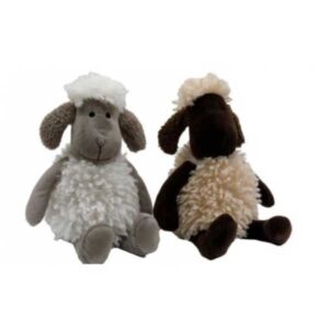 sheep doorstop brown and grey