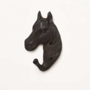 Black Cast Iron Horse Hook