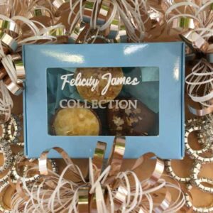 Felicity James Luxury Chocolates 3 Piece Favor/sampler box
