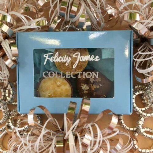 Felicity James Luxury Chocolates 3 Piece Favor/sampler box