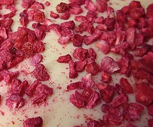 Felicity James Luxury White Raspberry Chocolate Bar - Image 3