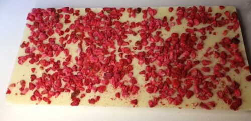 Felicity James Luxury White Raspberry Chocolate Bar - Image 5