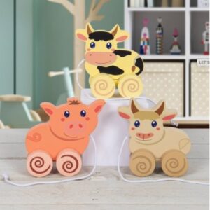 Pull Along Farm Toy Lets Learn