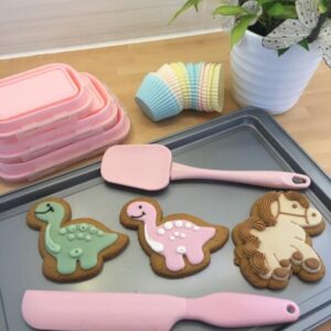 Dinosaur and Pony Ginger Cookies