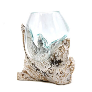 Molten Bowl Whitewash Medium