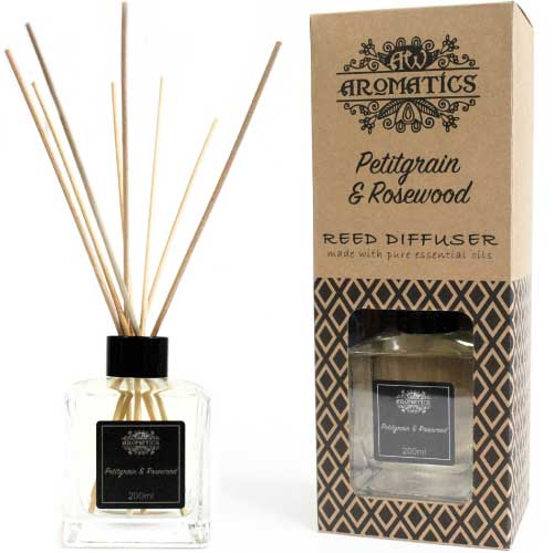 Petitgrain & Rosewood Essential Oil Reed Diffuser
