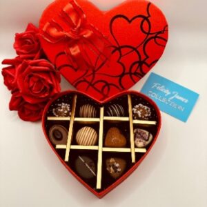 Felicity James Luxury Red Heart Chocolate Box